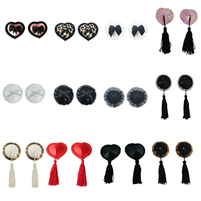 Nipple Cover Pasties - Phụ Nữ Kim Lấp Lánh Tua