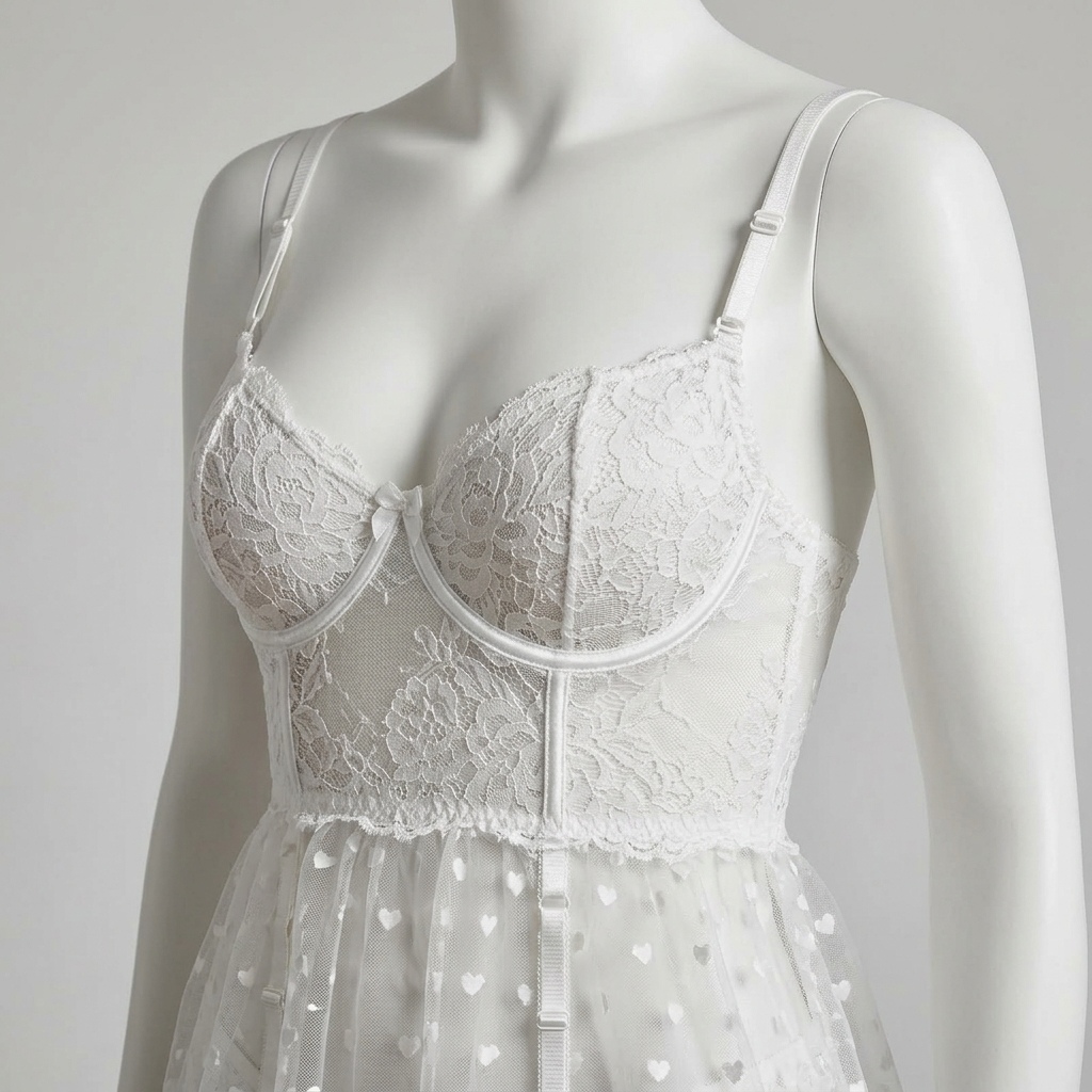Women's White Lace Lingerie Se - đánh giá và giá Babydoll Chemise Night